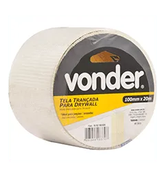 Tela Adesiva Trançada para Drywall 100 mm x 20 m