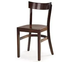 Cadeira Barcelona Assento de Madeira 