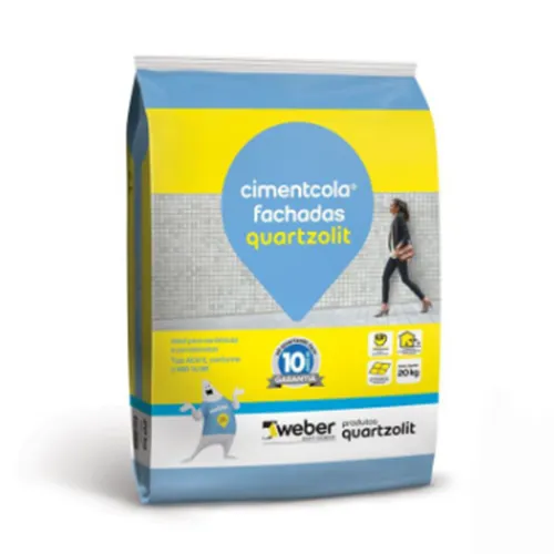 Argamassa Cimentcola Fachadas Quartzolit