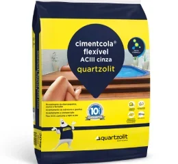 Argamassa Cimentcola Flexível ACIII Cinza Quartzolit