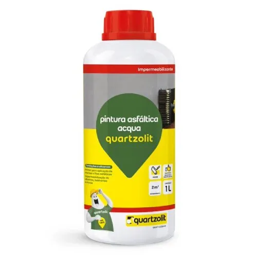 Impermeabilizante Pintura Asfáltica Acqua Quartzolit