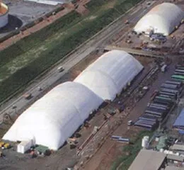 Cobertura Inflável DVF (duto ventilado flexível)