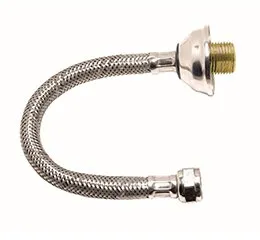 Tubo de Ligação Flexível Trançado Inox 1/2"x 30