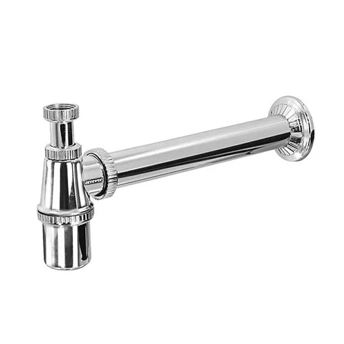 Sifão TQ. 1"X1.1/2" C/ADP 2" Metalizado