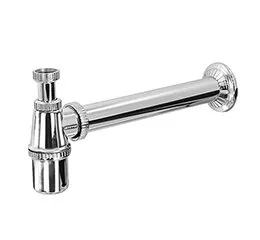 Sifão TQ. 1"X1.1/2" C/ADP 2" Metalizado