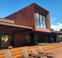 Fachada de Aço Corten
