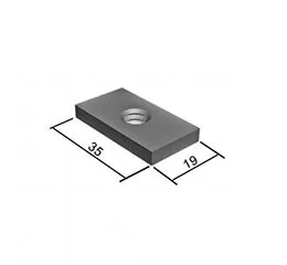 Porca Retangular para Grampo "C" 