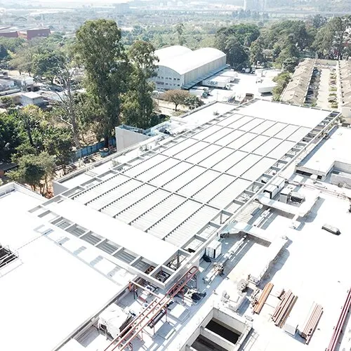 Cobertura Plana em Manta Termoplástica