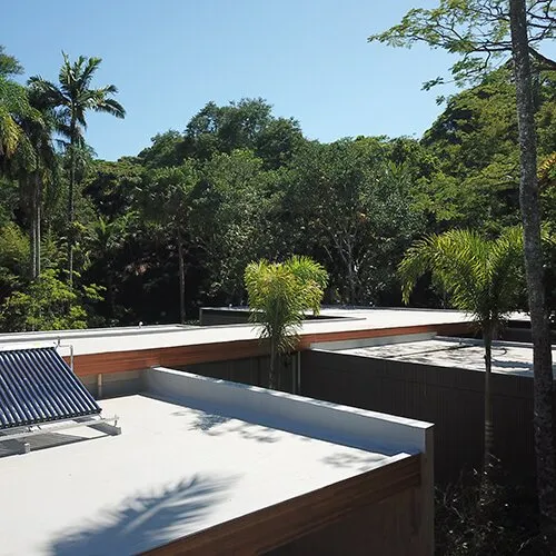 Cobertura Plana em Manta Termoplástica