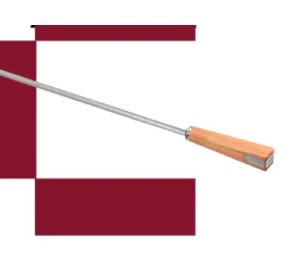 Espeto Cabo Linha Gourmet Lâmina Chata