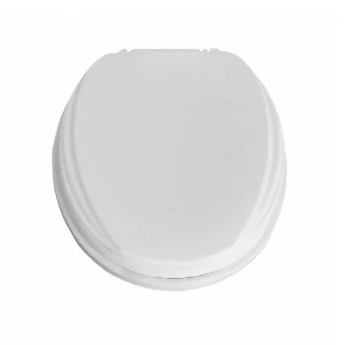 Assento sanitário elevado 7,5 cm | Almofadado com tampa
