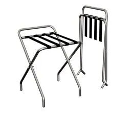 Suporte para mala inox com encosto