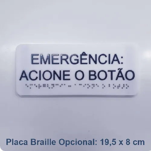 Alarme PCD / PNE audiovisual sem fio – Slim à prova d’água