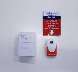 Alarme PCD / PNE Audiovisual sem fio (wireless) – LV à pilha