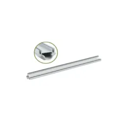 Grelha 8x100 Invisível Rebaixada c/ Caixa Coletora Pintura Eletrostática