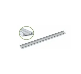 Grelha 8x100 Invisível Rebaixada c/Caixilho Pintura Eletrostática