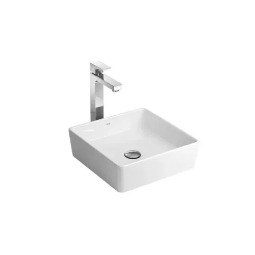 Cuba de Apoio Quadrado 350 mm Branco