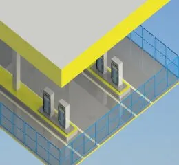 Fechamento para Posto