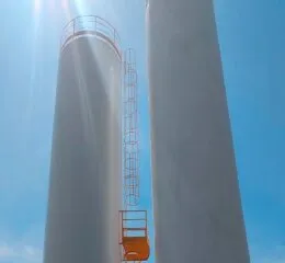 Reservatório Metálico Tubular Alto