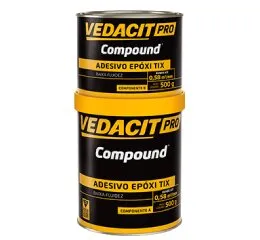 Vedacit Pro Compound Adesivo Epóxi TIX