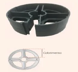 Espaçador Rolete Bipartido - RB