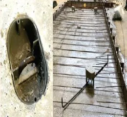 Nicho e Gancho p/ Içamento de Laje - NG