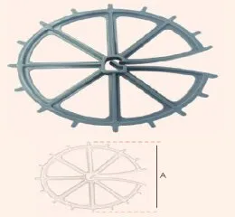 Espaçador Circular para Parede de Concreto - DPC