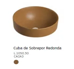 Cuba de Sobrepor Redonda