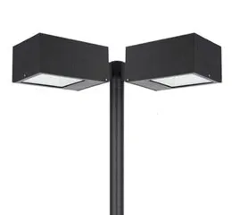 Poste Decorativo Caixa Retangular Duplo