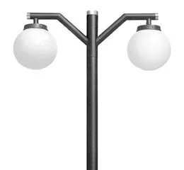 Poste Decorativo Globo – Duplo