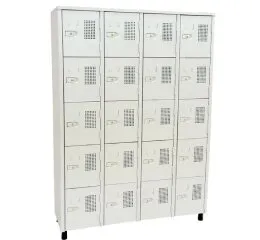 Roupeiro de Aço 20 Portas para Cadeado
