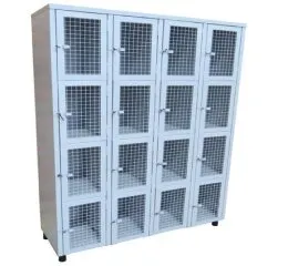 Roupeiro de Aço 8 Porta com Tela