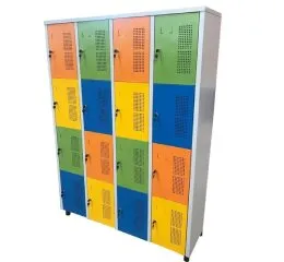 Roupeiro de Aço 16 Portas com Chave