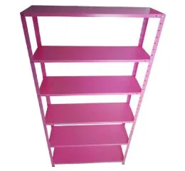 Estante de Aço Rosa para Quarto
