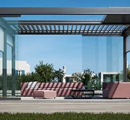 Pérgola Metálica Retrátil Basculante