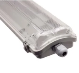 Luminária Hermética com Corpo em Poliestireno Alto Impacto 