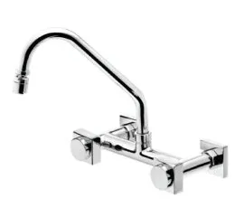 Misturador Cozinha Parede Bica Móvel com Arejador Articulável - Linha Quatrillo