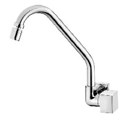 Torneira Cozinha Parede Bica Móvel com Arejador Articulável - Linha Square