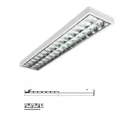 Luminária de Sobrepor com Aletas RT-1689