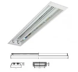 Luminária de Embutir com Refletor RT-9054FG-Slim