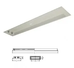 Luminária de Embutir Toda Branca RT-1053