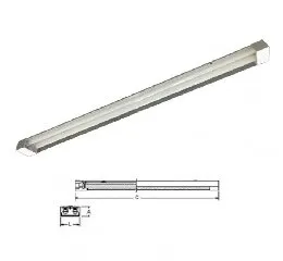 Luminária de Sobrepor com Difusor RT-1600-Slim