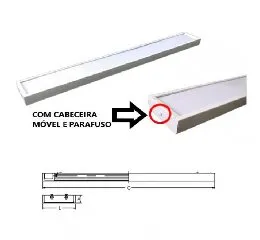 Luminária de Sobrepor com Difusor RT-1601