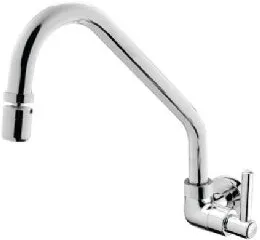 Torneira Cozinha Parede Bica Móvel com Arejador Articulável – Linha Cross