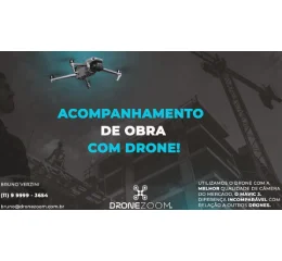 Acompanhamento Mensal de Obras com Drone