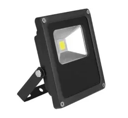 Refletor LED Slim 10 W Preto COB