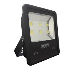Refletor LED Slim 300 W Preto COB
