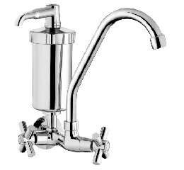 Torneira Cozinha Parede Bica Móvel e Filtro - Linha Stic