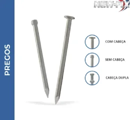 Pregos Polido Com e Sem Cabeça