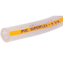 Mangueira PVC Trançada - UGT SuperFlex Uso Geral com Tarja 300 psi 4 mm